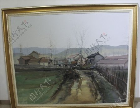 田野村庄油画