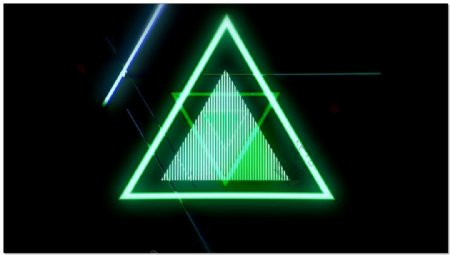 动态三角形视频素材
