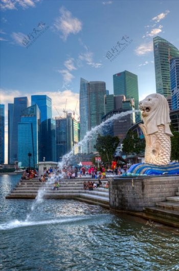 新加坡空中花园鱼尾狮
