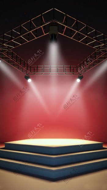 舞台灯光H5背景素材