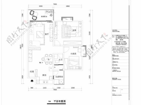 室内设计cad施工图