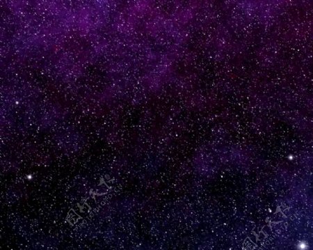 浪漫紫色星空背景特效视频素材