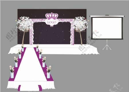 婚礼舞台T台设计