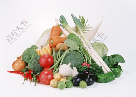蔬菜堆