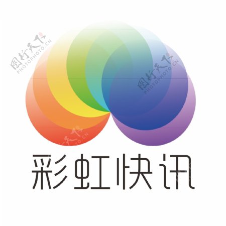 彩虹快讯logo