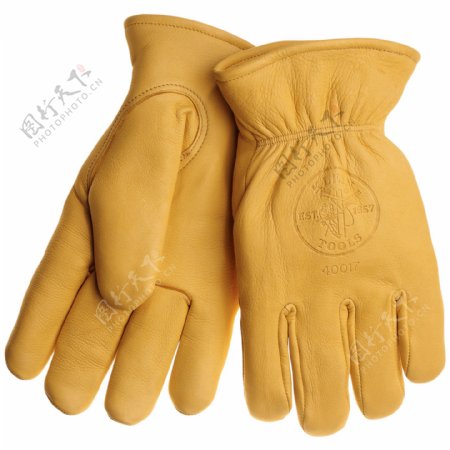 黄色保暖手套免抠png透明素材