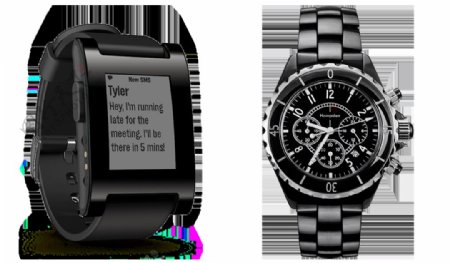 黑色手表图片免抠png透明图层素材