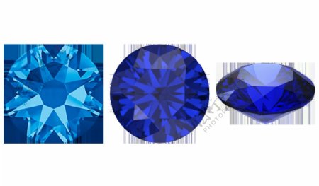 冰蓝宝石免抠png透明图层素材