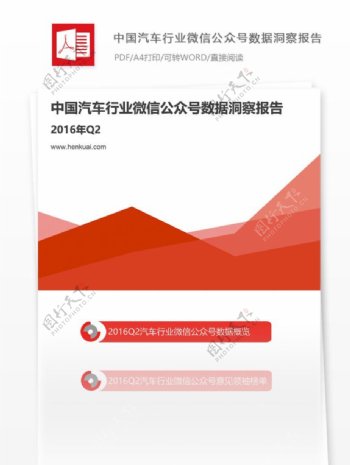 中国汽车行业微信公众号汽车行业分析报告