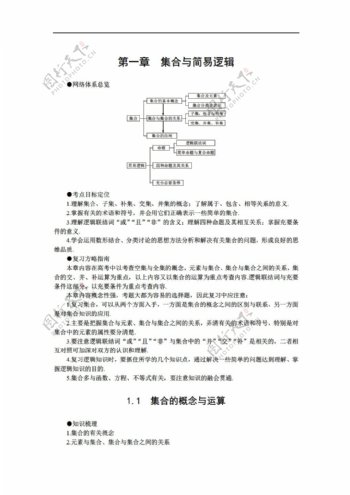 数学人教版集合的概念与运算