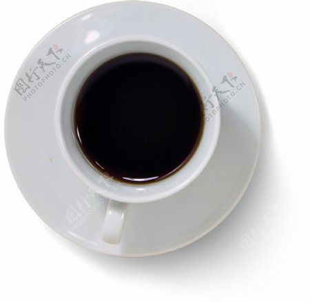 圆形杯子装的咖啡免抠psd透明素材