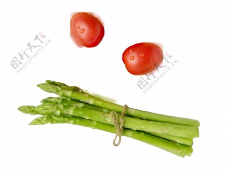 竹笋西红柿png元素素材