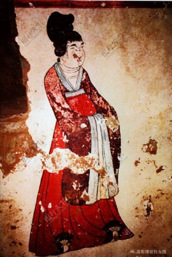 韦贵妃陵墓壁画