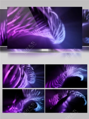 梦幻紫色龙卷风视频素材高清