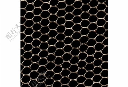黑色几何钢丝网元素