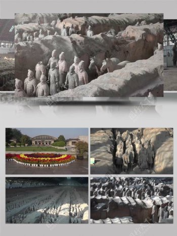 4K超清实拍西安兵马俑旅游宣传视频素材