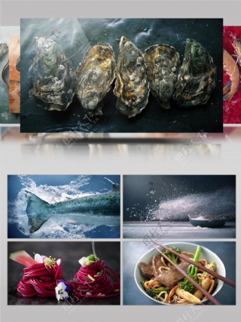 4K新年美食海鲜盛宴制作