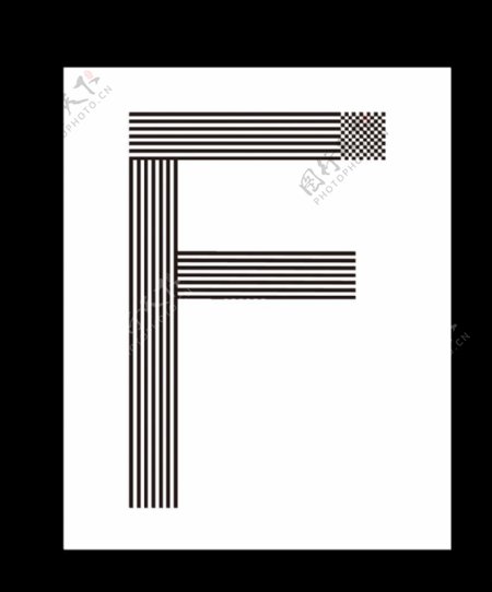 Ff字母创意设计创意字体