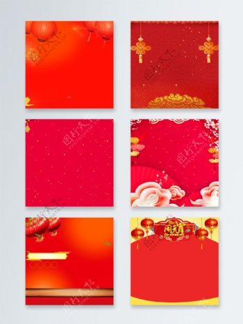 喜庆中国风春节主图背景