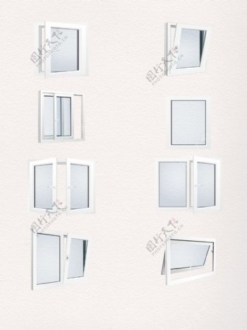 8款铝合金框制作窗户素材