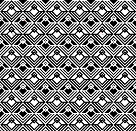 黑白几何图案