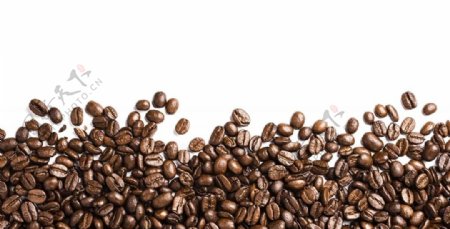 黑色咖啡豆png元素