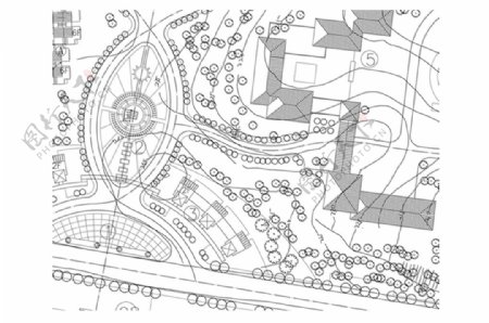 别墅区CAD景观规划方案
