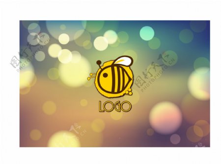 创意蜜蜂logo设计