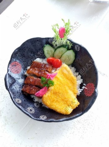 日式鳗鱼吉列猪扒饭