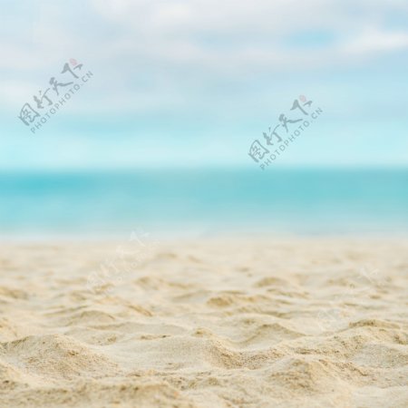 沙滩碧海蓝天