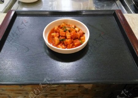 韩国小菜辣萝卜