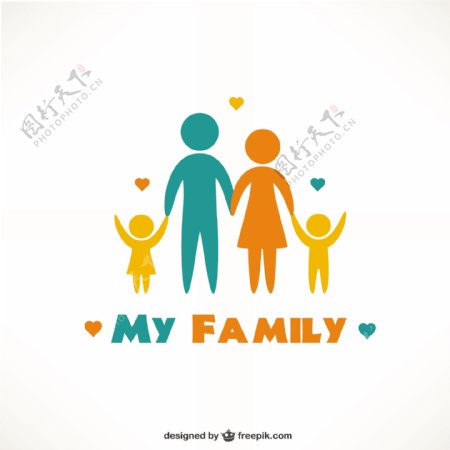 幸福的家庭图标