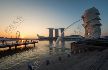 东南亚新加坡狮城