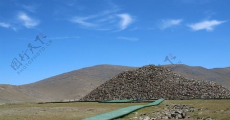 新疆巨石堆