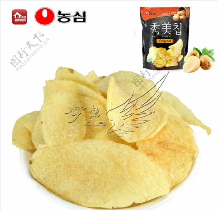 韩国农心秀美原味薯片