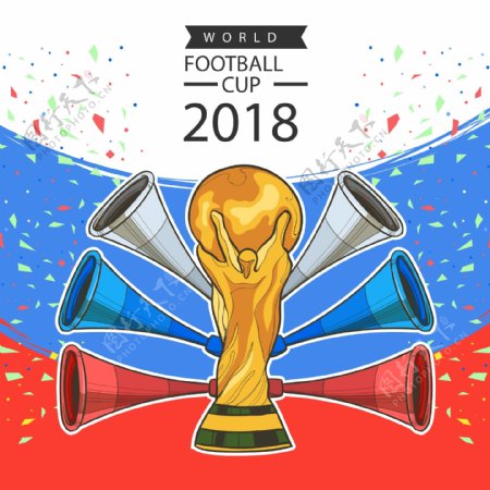 2018世界足球杯矢量素材