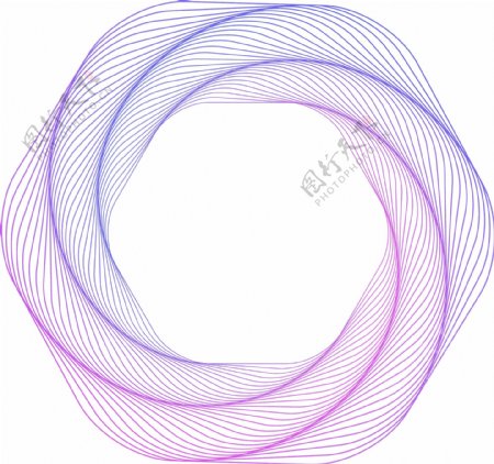 矢量渐变色科技几何图形可商用元素