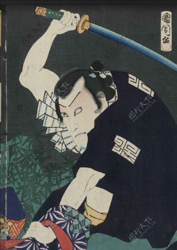 9日本浮世绘国画绘本高清图集