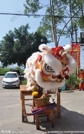 岭南传统传统文化舞狮