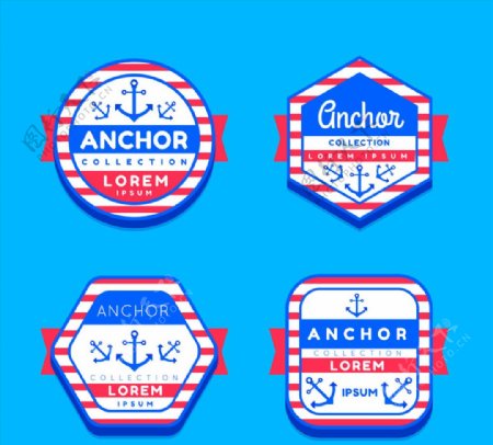 4款创意航海标签设计