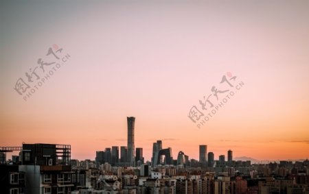 黄昏的北京