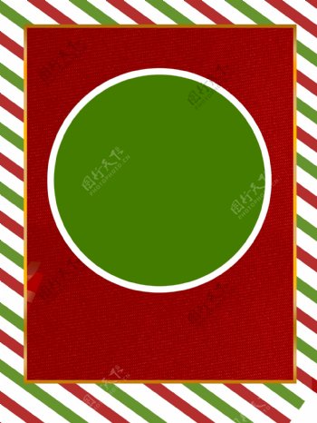 红绿条纹圣诞主题背景设计