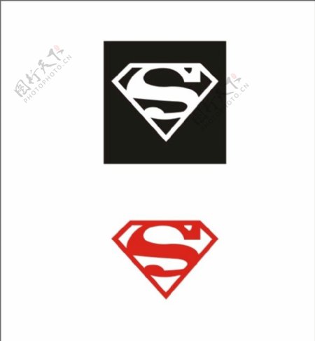 超人矢量logo