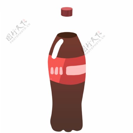 手绘可乐饮料元素设计