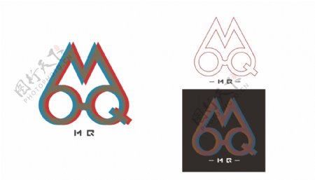MQ标志眼镜logo