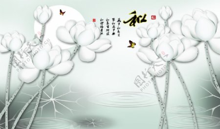 中式富贵吉祥风水花鸟寓意画