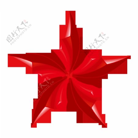 红色五角星商用素材可商用