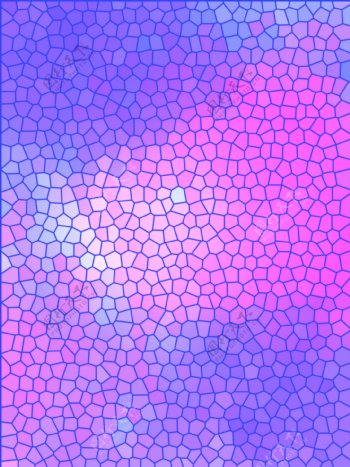 几何形状平铺蓝紫色毛玻璃