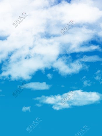 原创蓝天白云云朵背景素材