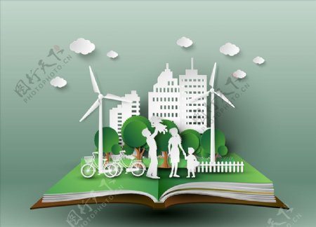 PPT环保手册画册绿色环境